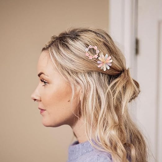 PARA CABELO 2 Pcs Pearl Butterfly Hair Claw Clips with Tassels for Women & Girls Party Wear Hair Accessory Set (Gold, White)