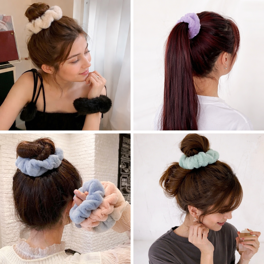 PARA CABELO 2 Pcs Pearl Butterfly Hair Claw Clips with Tassels for Women & Girls Party Wear Hair Accessory Set (Gold, White)