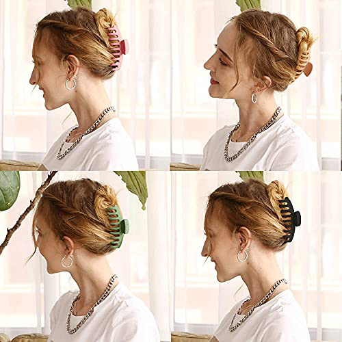 PARA CABELO 2 Pcs Pearl Butterfly Hair Claw Clips with Tassels for Women & Girls Party Wear Hair Accessory Set (Gold, White)